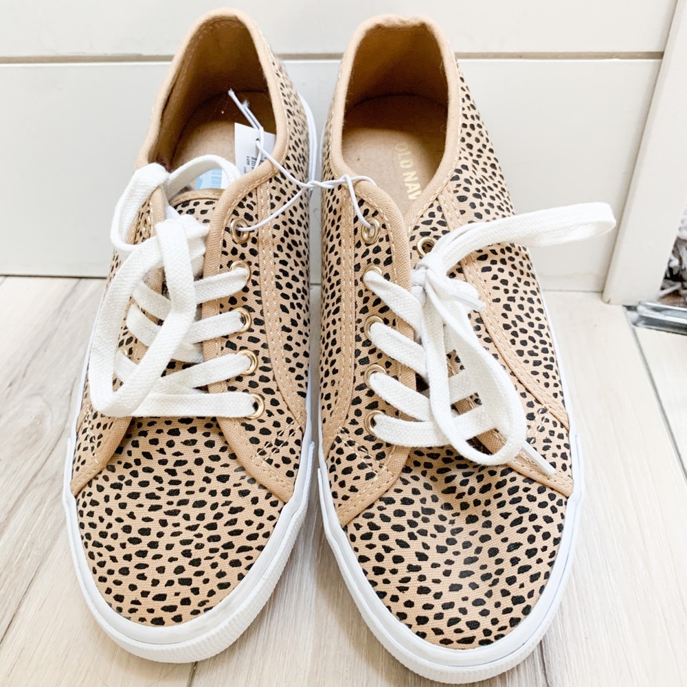 Cheetah Sneakers New/Tags